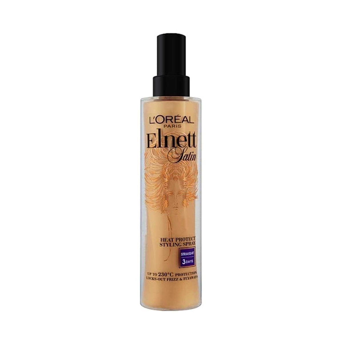 L'Oreal Elnett heat protect styling spray 170ml (British brand)