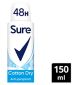 Sure antiperspirant spray Cotton Dry 150 ml (British brand)