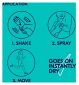 Sure antiperspirant spray Cotton Dry 150 ml (British brand)