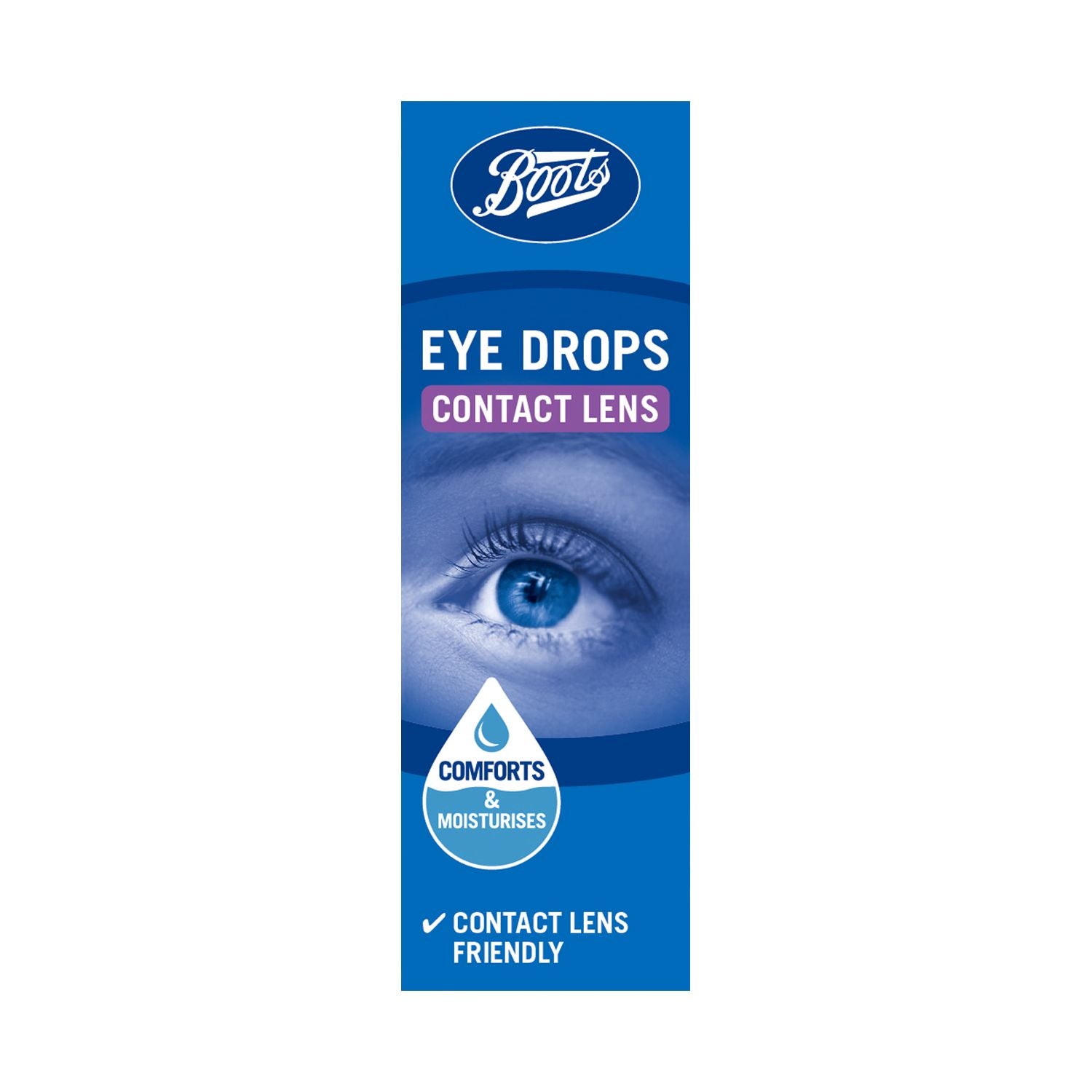 Boots Contact Lens Eye Drops 10ml - British product