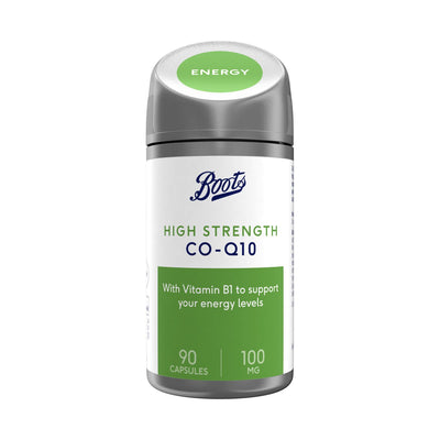 Boots High Strength CO-Q10 100mg Supplement 90 Capsules