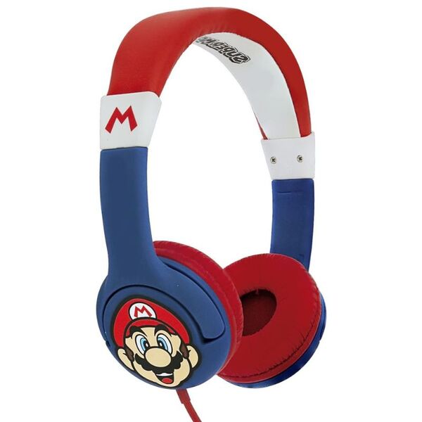 سماعات رأس سلكية زرقاء OTL Super Mario للأطفال، مستوردة من المملكة المتحدة