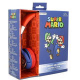سماعات رأس سلكية زرقاء OTL Super Mario للأطفال، مستوردة من المملكة المتحدة