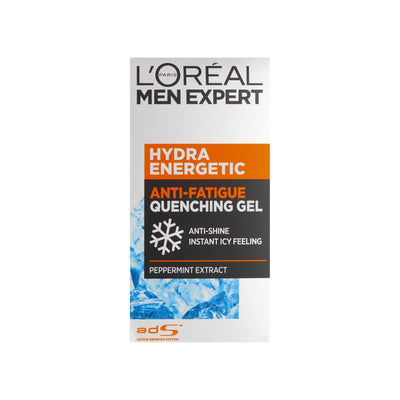 Boots L'Oreal Men Expert Hydra Energetic Anti Shine Quenching Gel Moisturiser 50ml- Buy online at McGrocer