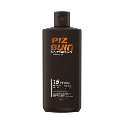 Boots Piz Buin Moisturising Sun Lotion SPF 15 Medium 200ml- Buy online at McGrocer