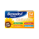 Benadryl One a Day Relief allergy tablets 14 UK version