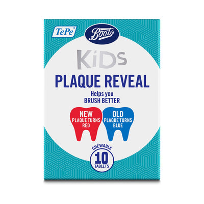 Boots Kids Plaque Reveal Tablets Plaque Disclosure Tablets for Children