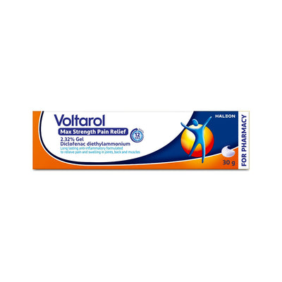 Boots Voltarol Max Strength Pain Relief 2.32% Gel 30g- Buy online at McGrocer