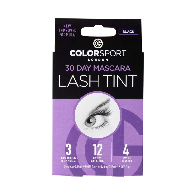 Colorsport 30 Day Mascara Black Eyelash Dye Kit - British product