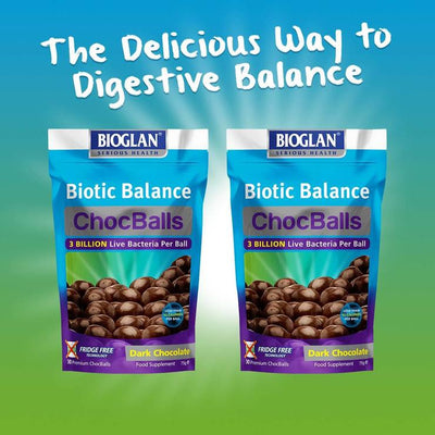 Costco UK Bioglan Biotic Balance Dark Chocolate ChocBalls 2 x 30 Pack- Buy online at McGrocer