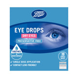 Boots Pharmaceuticals dry eyes eye drops single dose vials (British brand)