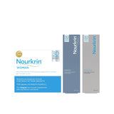 Offre groupée de supplément pour la croissance des cheveux Nourkrin Femme, approvisionnement de 12 mois - produit britannique