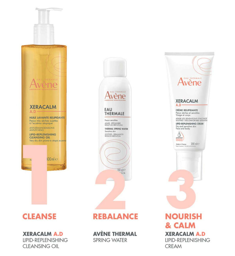 Avène XeraCalm A.D. Cleansing Oil 400ml - British product