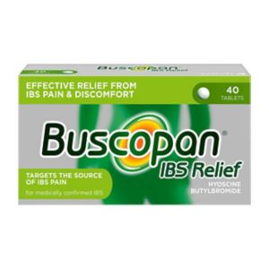 Comprimés Buscopan pour le soulagement du syndrome du côlon irritable (40 comprimés)