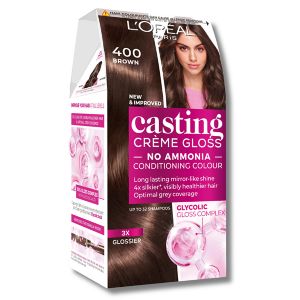 L'Oréal Paris Casting Crème Gloss 400 Dunkelbraun Semi-permanente Haarfarbe