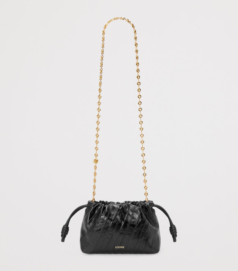 LOEWE Mini Eel Leather Flamenco Purse - British product