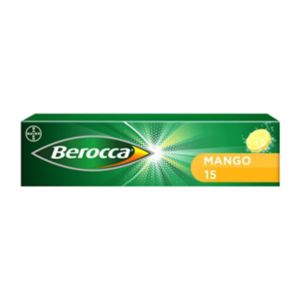 Berocca Mango Vitamin Tablets 15 - British product