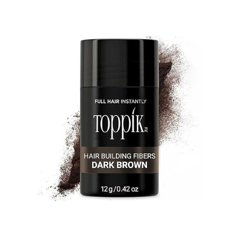 Toppik Haaraufbau-Fasern dunkelbraun 12g (britische Marke)