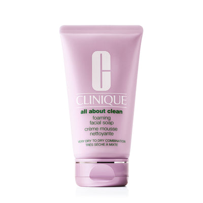 Boots Clinique All About Clean Foaming Facial Soap Cleanser 150ml- Kjøp online hos McGrocer