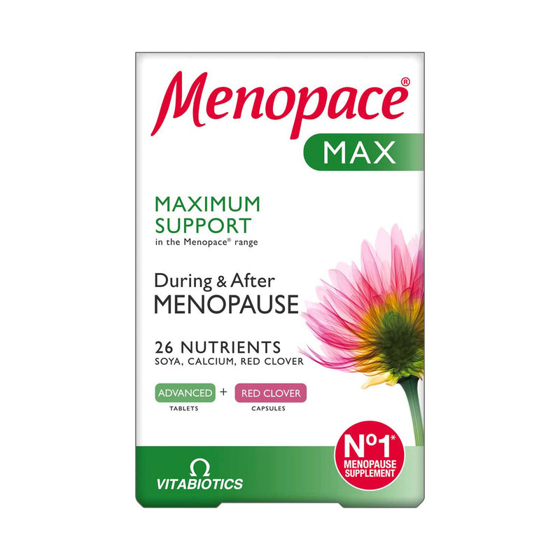 Vitabiotics Menopace Max Kalzium Wechseljahrespräparat für 28 Tage (britische Marke)