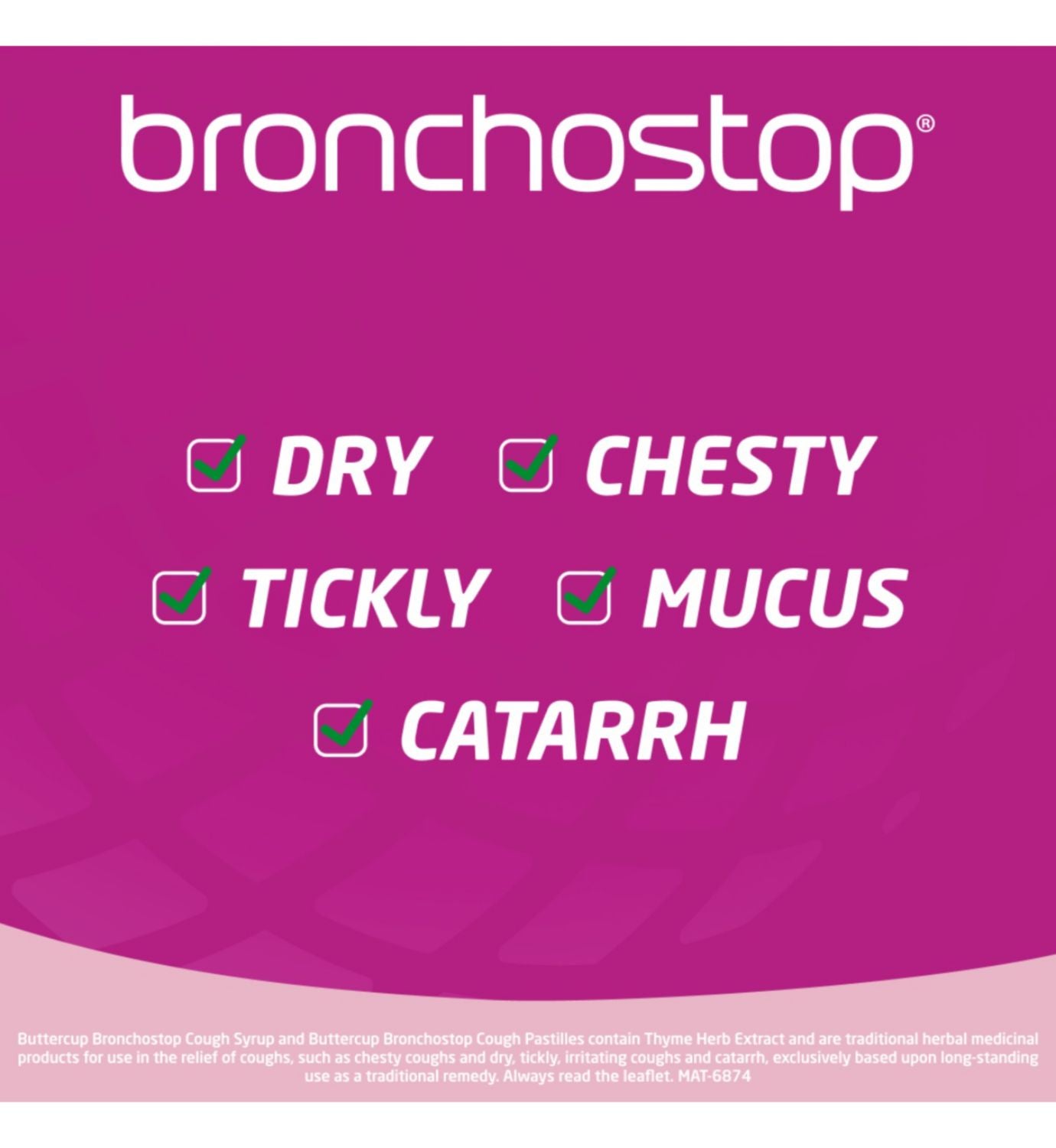 Buttercup Bronchostop Cough Pastilles 20 Pastilles - British product