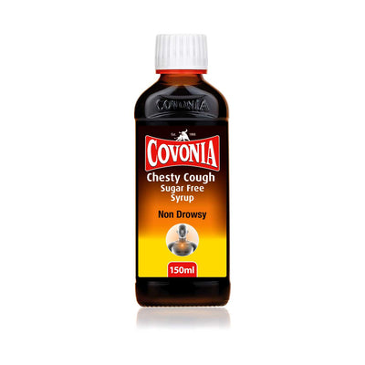 Boots Covonia Chesty Cough Sugar Free Syrup 150ml- Buy online at McGrocer