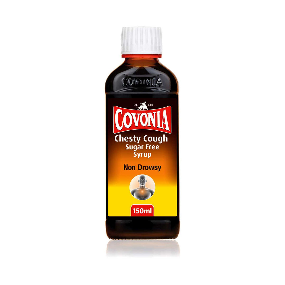 Covonia chesty cough sugar free syrup 150ml - British product