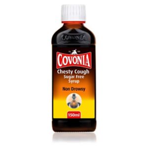 Covonia chesty cough sugar free syrup 150ml - British product