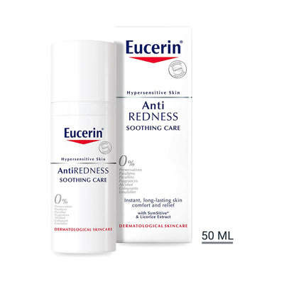 Boots Eucerin AntiRedness Soothing Care Cream for Sensitive Skin 50ml- Buy online at McGrocer