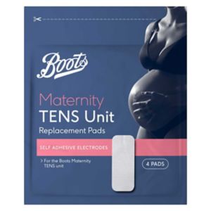 Boots TENS Maternity Replacement Pads 4 Pack, UK version
