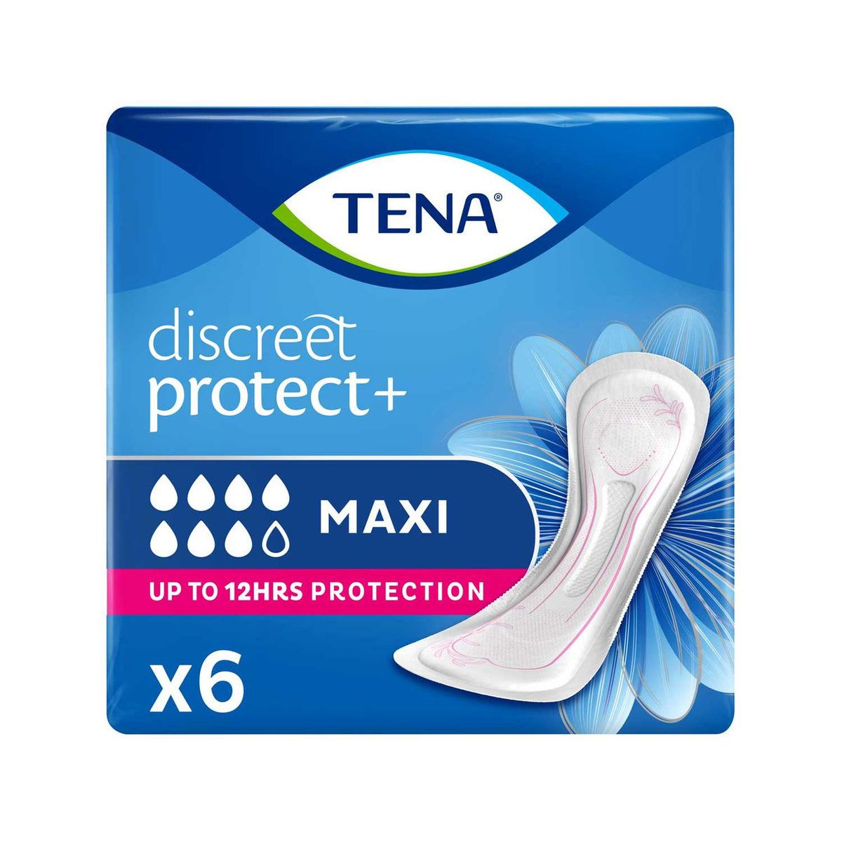 TENA Lady Maxi Inkontinenzbinden 6er Pack, britische Version