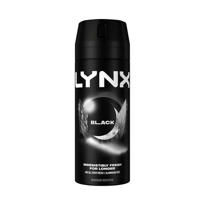 Boots Lynx Black Deodorant Body Spray Men 150ml- Buy online at McGrocer