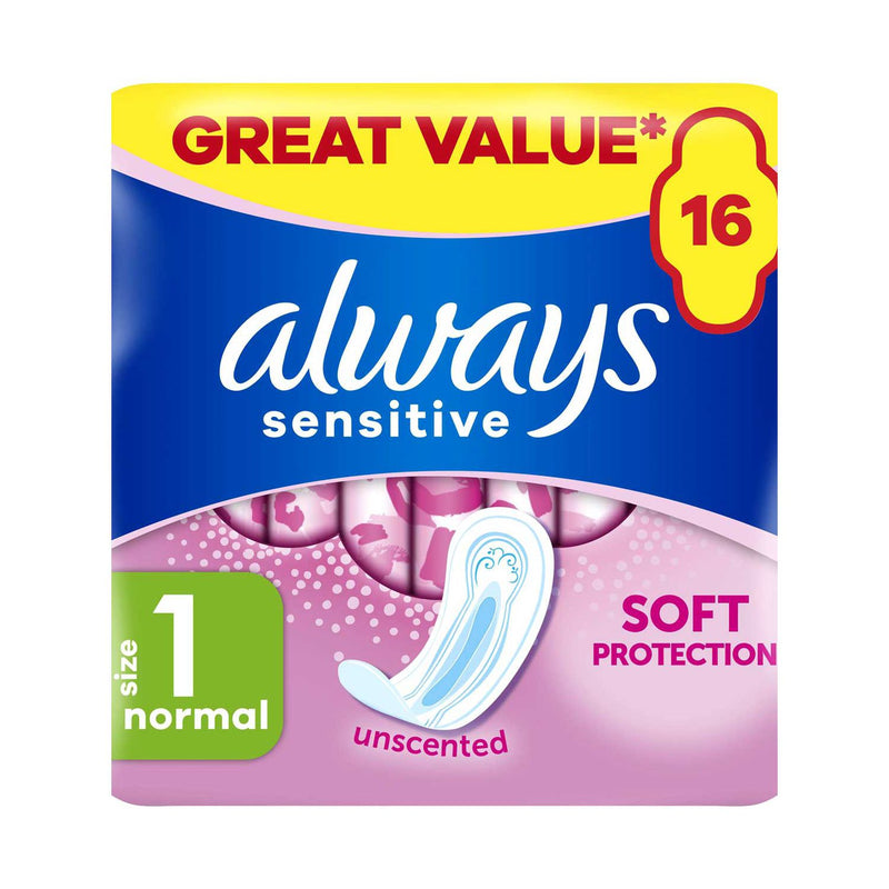 Always Damenbinden Normal Ultra 16 Binden, britische Version