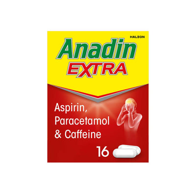 Boots Anadin Extra Pain Relief Caplets 16 Caplets- Buy online at McGrocer