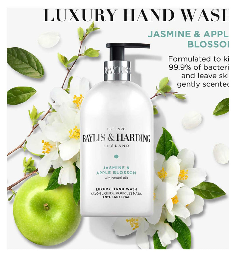 Baylis & Harding antibacterial hand wash Jasmine Apple Blossom 500ml - British product