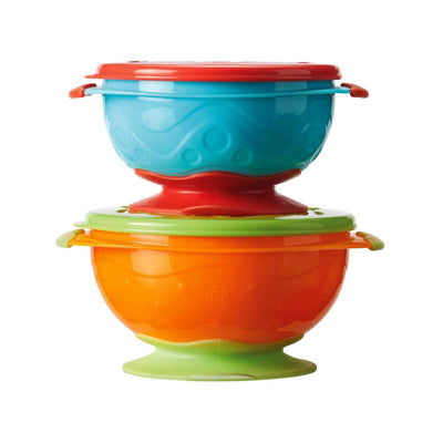Boots Nuby Stackable Suction Bowls (2-Pack)- Buy online at McGrocer