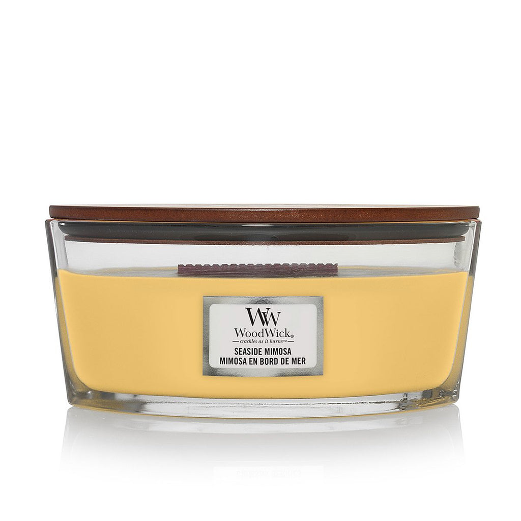 WoodWick Seaside Mimosa Ellipse Candle