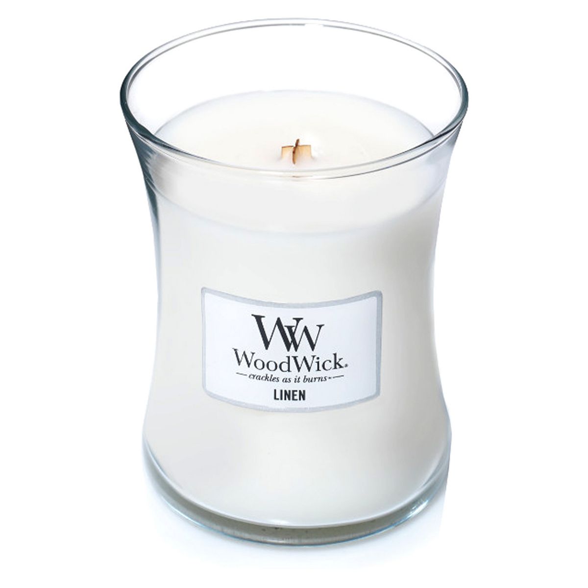 WoodWick Linen Medium Jar Candle GOODS Boots   