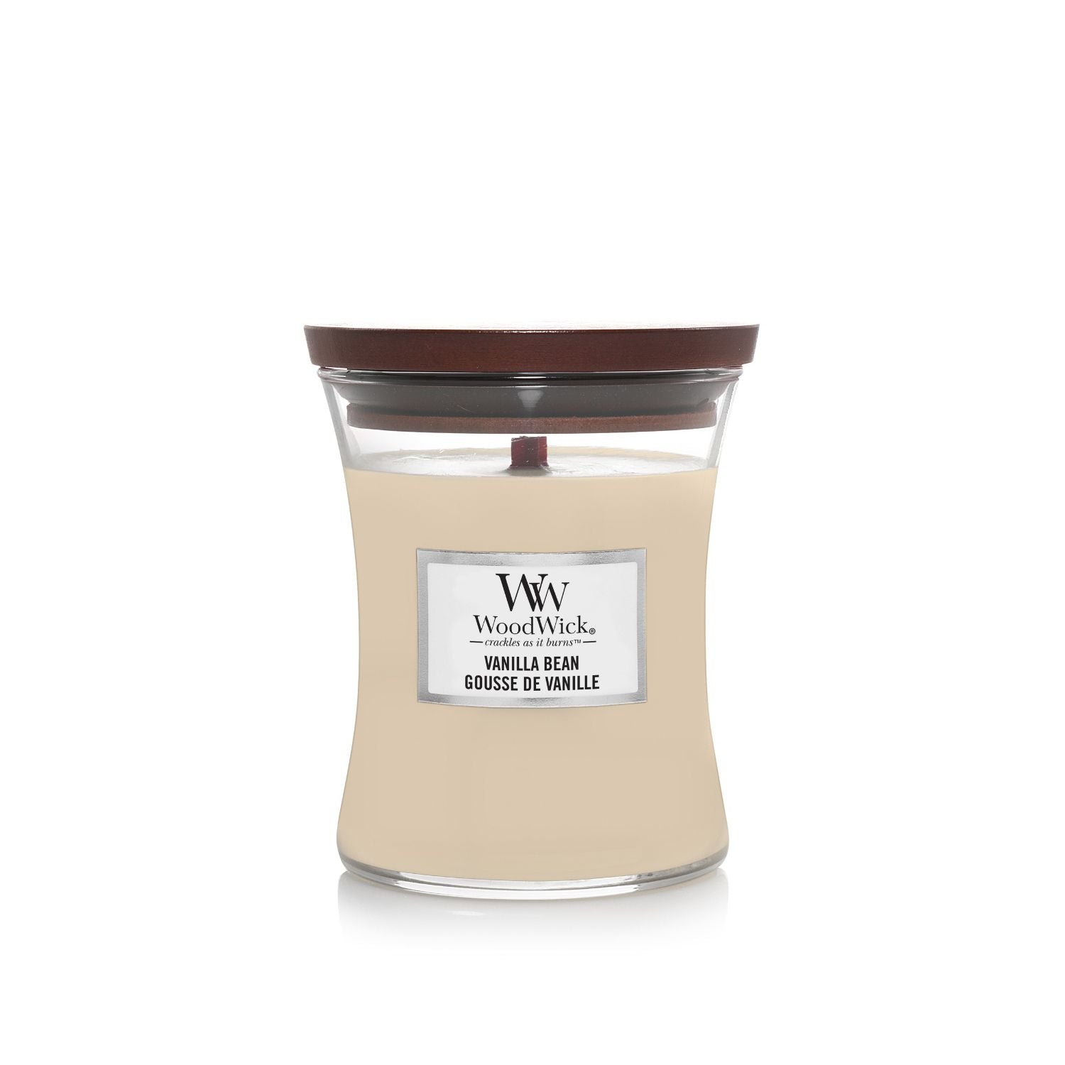 WoodWick Vanilleschote mittelgroße Glas Kerze, importiert aus dem Vereinigten Königreich