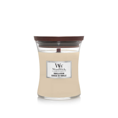 Boots WoodWick Vanilla Bean Medium Jar Candle- Buy online at McGrocer
