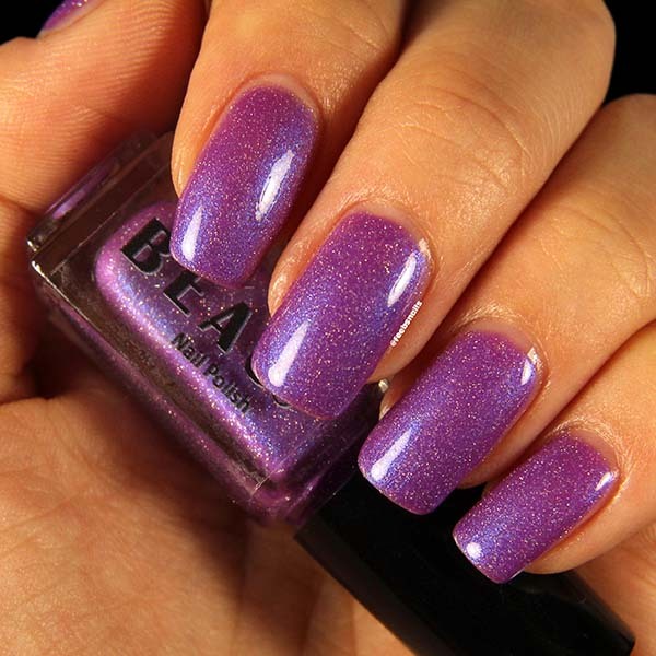 BEAU Purplexed Holo Nail Polish 10ml, imported from the UK