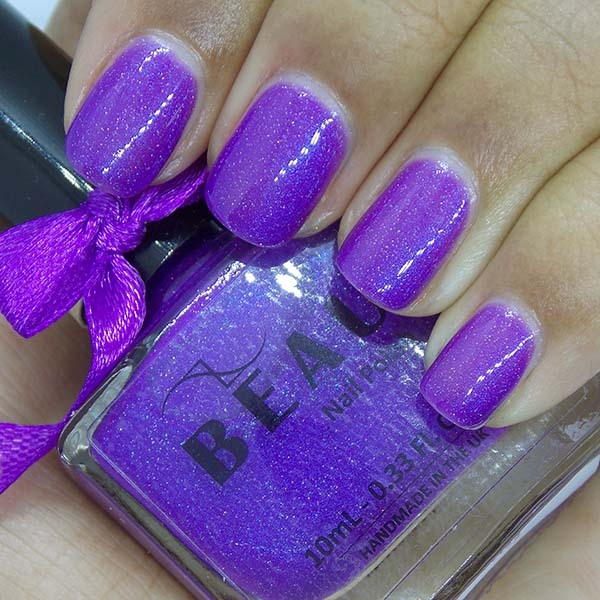 BEAU Purplexed Holo Nail Polish 10ml, imported from the UK