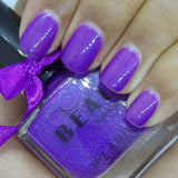 BEAU Purplexed Holo Nail Polish 10ml, imported from the UK