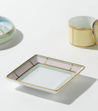 GINORI 1735 porcelain Colonna Diva Square change tray 13.5cm, UK version