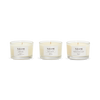 NEOM wellbeing candle trio with three scents - British product