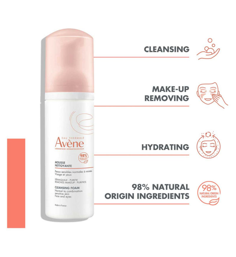 Avène Mattifying Cleansing Foam 150ml - British product
