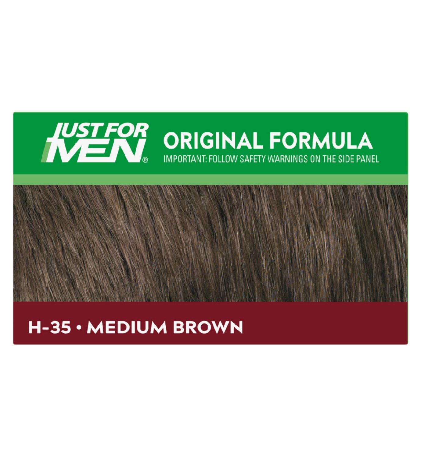 Just For Men Hair Colourant Natural Medium Brown - British product