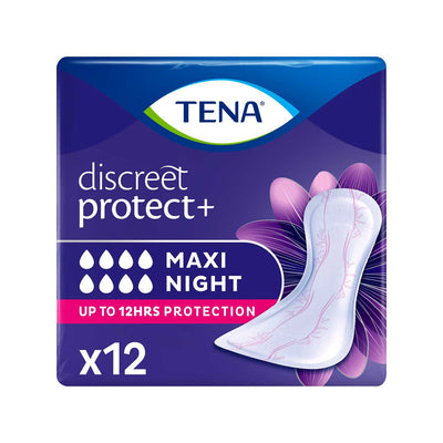 Boots TENA Lady Maxi Night Incontinence Pads 12s- Buy online at McGrocer