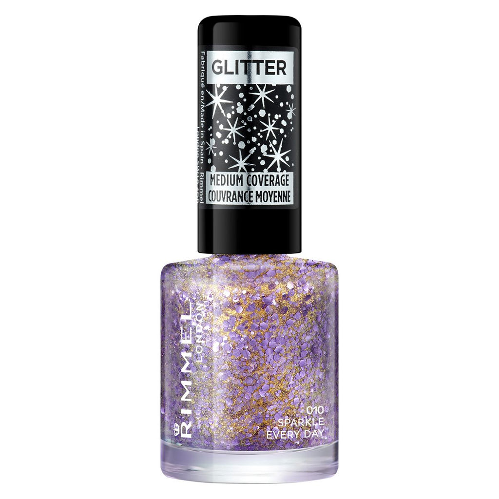 Rimmel London Glitter Medium Coverage Nail Polish