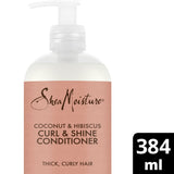Sheamoisture Coconut & Hibiscus Curl & Shine Conditioner 384ml (British brand)